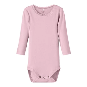 name it Body met lange mouwen Nbfkab Parfait Roze