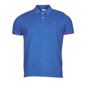 U.S. Polo Assn LORN Polo met korte mouwen en contrasterende reverskraag 62235 man