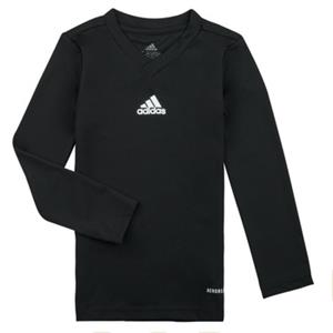 adidas Team Ondershirt Lange Mouwen Kids Zwart