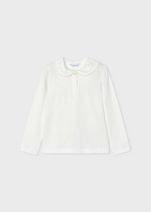 Mayoral Meisjes shirt longsleeve natural