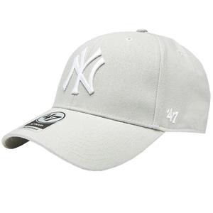 47 Brand New York Yankees MVP-pet, unisex grijze pet One size grijs