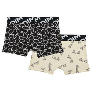 DIM Set van 2 bedrukte boxershorts in microvezel