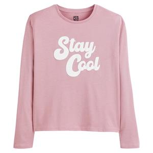 LA REDOUTE COLLECTIONS T-shirt met lange mouwen en tekst