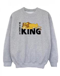 Disney Boys The Lion King Daddy Is King Sweatshirt 9-11 Years wit