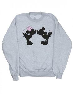 Disney jongens Mickey Minnie Kiss silhouet Sweatshirt 9-11 Years wit
