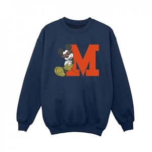 Disney jongens Mickey Mouse luipaardbroeksweater 5-6 Years wit