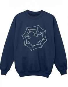 Disney jongens Mickey Mouse spinnenwebsweatshirt 12-13 zwart