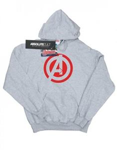 Marvel Boys Avengers monteren een effen hoodie met logo 12-13 zwart