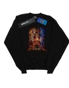 Disney jongens Aladdin filmposter sweatshirt 12-13 zwart