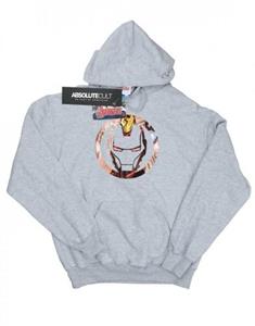 Marvel Girls Iron Man Montage symbool hoodie 12-13 zwart