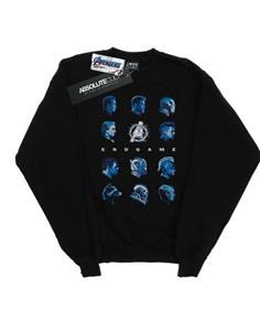 Marvel Girls Avengers Endgame Character Lineup Sweatshirt 12-13 zwart