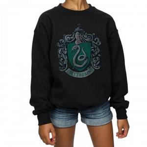 Harry Potter meisjes Zwadderich katoenen sweatshirt 12-13 zwart