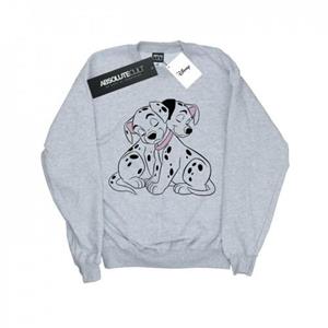 Disney Girls 101 Dalmatians Puppy Love-sweatshirt 12-13 wit