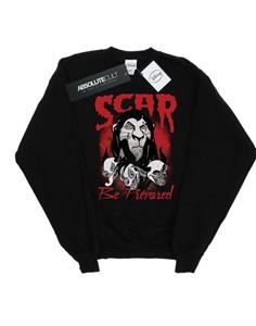 Disney Girls The Lion King Scar Be Prepared sweatshirt 12-13 zwart