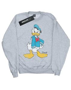 Disney meisjes Donald Duck boos sweatshirt 12-13 grijs