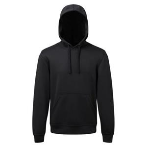 TriDri heren gesponnen geverfde hoodie M franse blauwe kleur