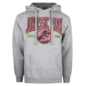 Jurassic Park Survival-trainingshoodie voor heren S grijs