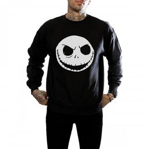 Nightmare Before Christmas Heren Jack Skellington katoenen sweatshirt L zwart