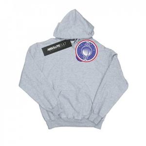 NASA heren klassieke insignia borstlogo hoodie L grijs