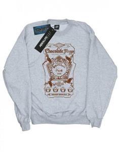 Harry Potter Mens Chocolate Frogs Mono Label Sweatshirt L grijs