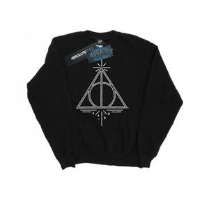 Harry Potter Mens Deathly Hallows Symbol Sweatshirt L zwart
