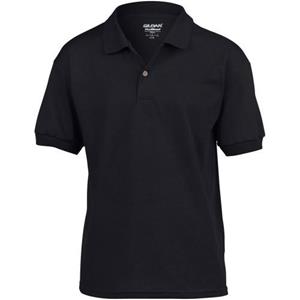 Gildan DryBlend kinder unisex jersey poloshirt (pak van 2) M paars