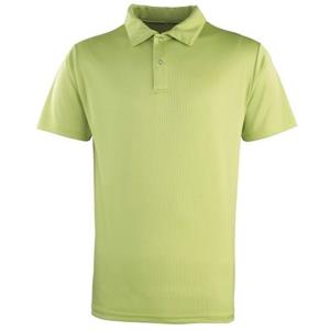 Premier effen unisex coolchecker poloshirt met studs M koningsblauwe kleur