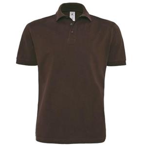 B and C B&C Heren Heavymill katoenen poloshirt met korte mouwen 2XL wit