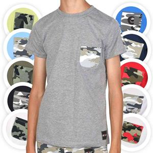 BEZLIT Jongens T-shirt in vele kleuren 104 helder groene kleur