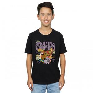 Scooby Doo Boys het geweldige katoenen T-shirt 12-13 zwart