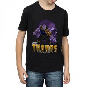 Avengers Infinity War jongens Thanos katoenen T-shirt 12-13 zwart