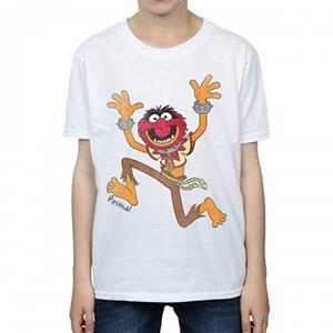 The Muppets Het klassieke katoenen T-shirt van Muppets voor jongens 12-13 wit