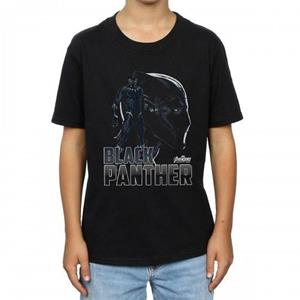 Avengers Infinity War jongens Black Panther katoenen T-shirt 12-13 zwart
