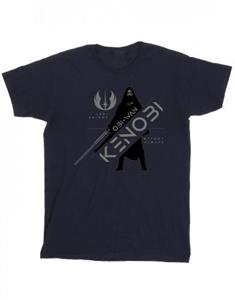 Star Wars jongens Obi-Wan Kenobi Jedi Knight T-shirt 3-4 Years wit