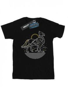 Harry Potter jongens Buckbeak Line Art T-shirt 12-13 wit