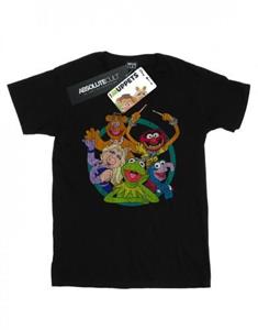 Disney jongens The Muppets Group Circle T-shirt 12-13 wit