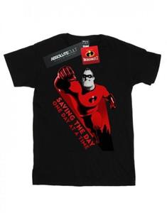Disney Boys The Incredibles Saving The Day T-shirt 12-13 wit