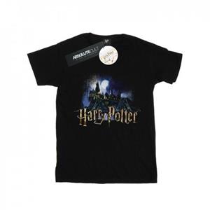 Pertemba FR - Apparel Hary Potter jongens Zweinstein kasteel T-shirt 12-13 zwart