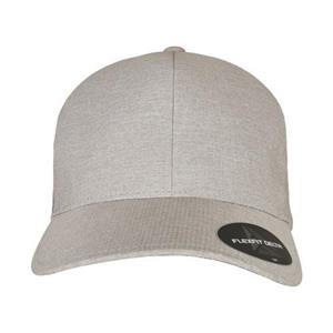Yupoong Flexfit Delta Melange Carbon honkbal voor volwassenen, uniseks L-XL zilver
