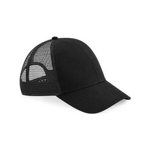 Beechfield unisex volwassen biologisch katoenen truckerpet One Size zwart