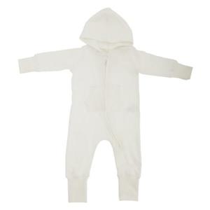 Babybugz effen baby-alles-in-één/slaappakje 12-18 vanille