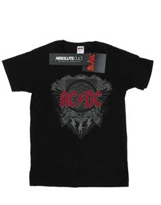 AC/DC meisjes zwart ijs met rood katoenen T-shirt 12-13 zwart