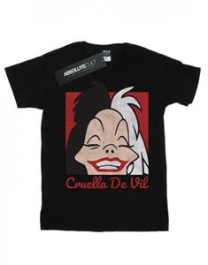 Disney meisjes Cruella De Vil katoenen T-shirt met kort hoofd 12-13 wit