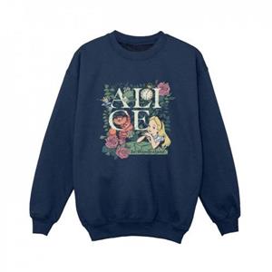 Disney jongens Alice In Wonderland lommerrijke tuin Sweatshirt 12-13 zwart