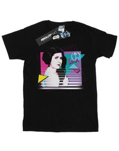 Star Wars meisjes prinses Leia neon katoenen T-shirt 12-13 zwart