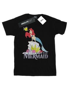 Disney meisjes de kleine zeemeermin Sea Friend katoenen T-shirt 12-13 zwart