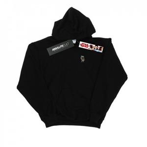 Star Wars Boba Fett-hoodie met borstprint voor jongens 12-13 wit