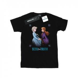 Disney Girls Frozen 2 Elsa en Anna zoeken de waarheid katoenen T-shirt 9-11 Years wit