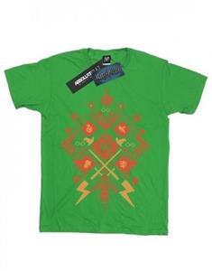Harry Potter meisjes kerst Fair Isle katoenen T-shirt 5-6 Years wit