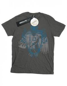 Harry Potter meisjes Ravenklauw Raven Crest katoenen T-shirt 12-13 wit
